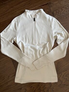 Varley Marvale Half-Zip Midlayer XS Jacket -Ivory